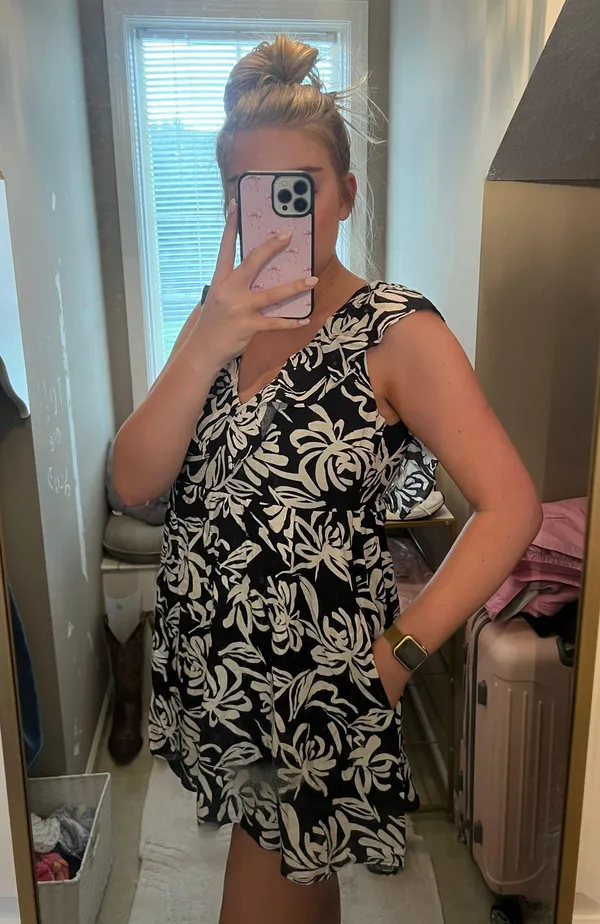 Dry Goods Black And White Dress - Image 3