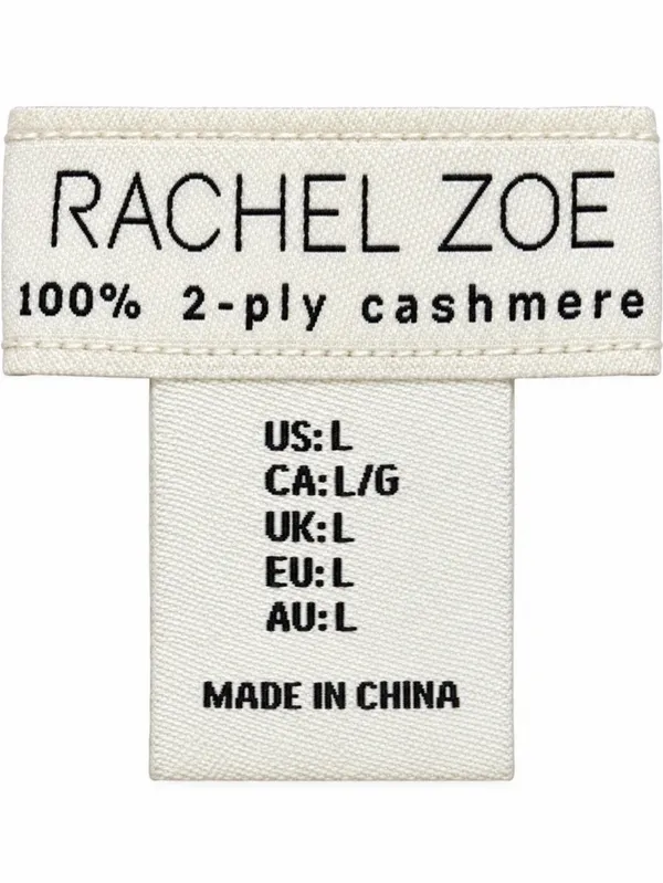 Rachel Zoe 100% 2-Ply Cashmere Cable Knit Cowl Neck Sweater Vest L - Image 4