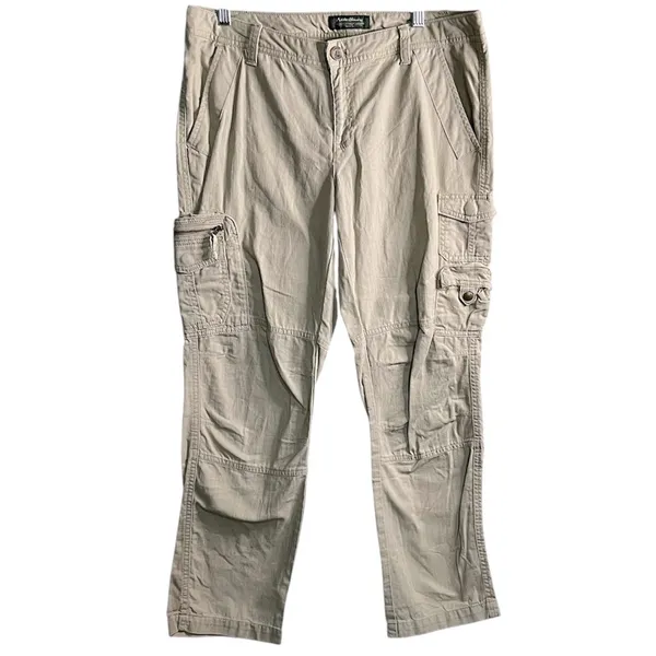 Eddie Bauer Tan‎ Cargo Rip Stop Outdoor Pants - Image 2