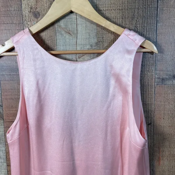 Alice + Olivia Lita Pink Cowl Back Shift Mini Dress Large Homecoming Cocktail - Image 2