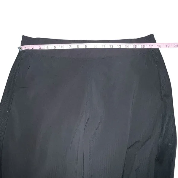 Athleta Womens‎ Textured Brooklyn Jogger Pants Size 16 Black Side Stripe Nylon - Image 8