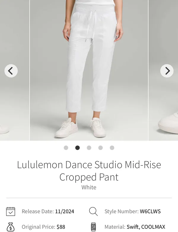 Lululemon Dance Studio Crop 25" - Image 2