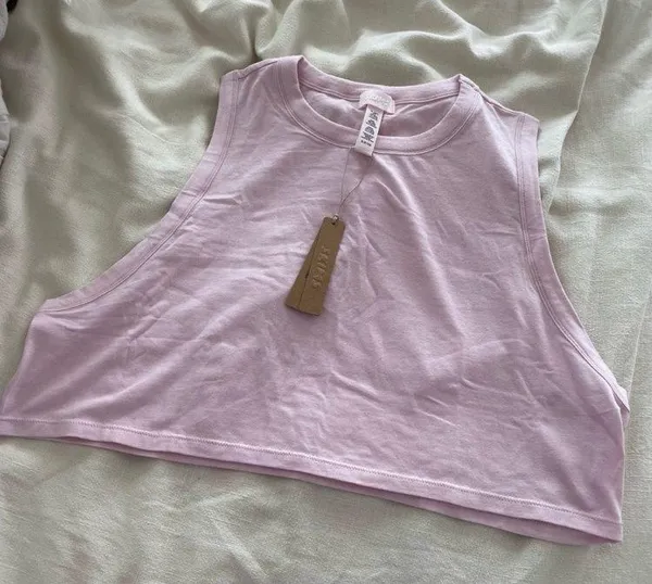 SKIMS Cropped Boyfriend Tank Top - Image 2