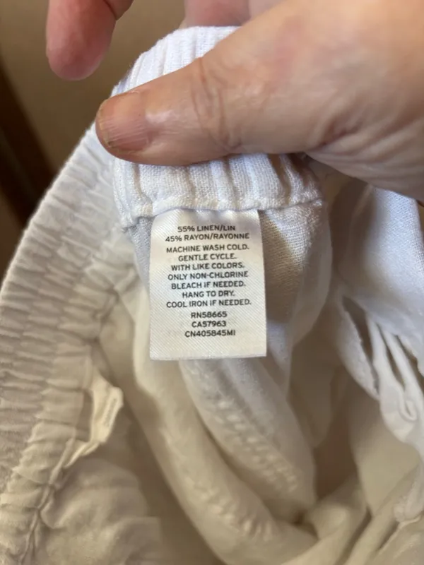 Caslon  Linen Blend Crop Pants Medium - Image 6