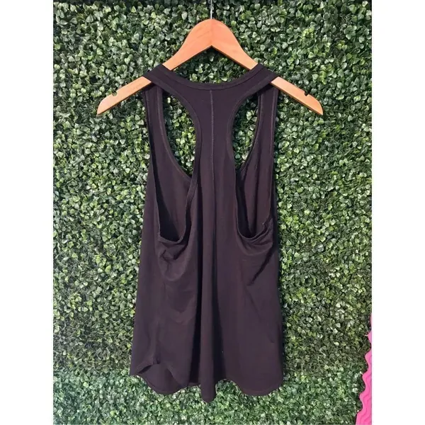 Carbon38 Black Racerback Tank Top Sz Medium NWOT - Image 4