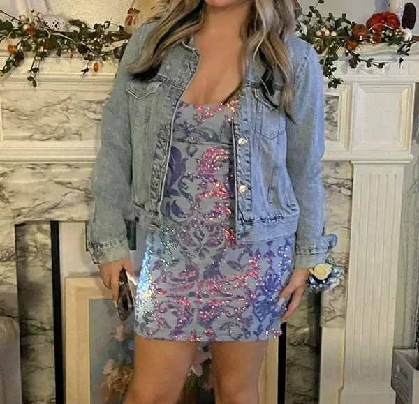 Sequined mini dress windsor - Image 3