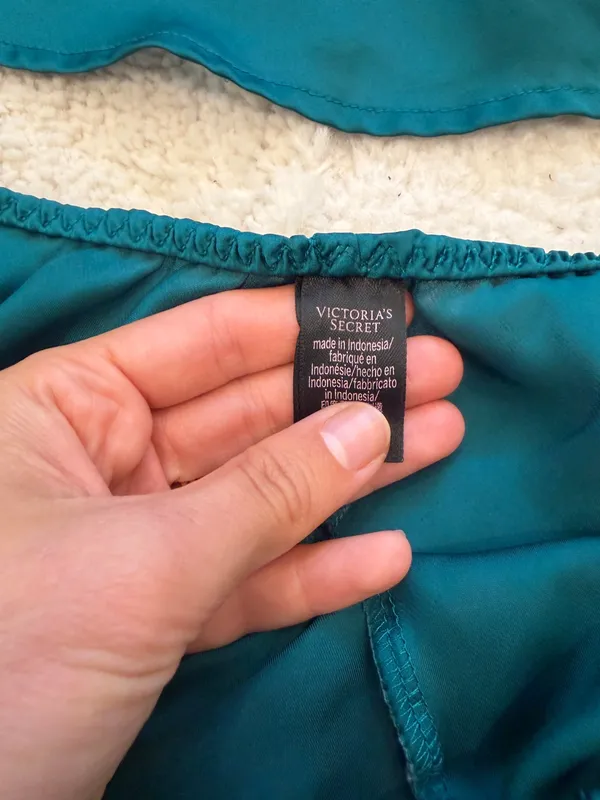 Victoria's Secret Turquoise lingerie pj set - Image 2