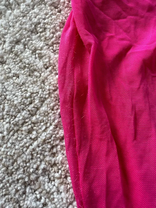 Long Sleeve Corset Top Pink Size none - Image 2