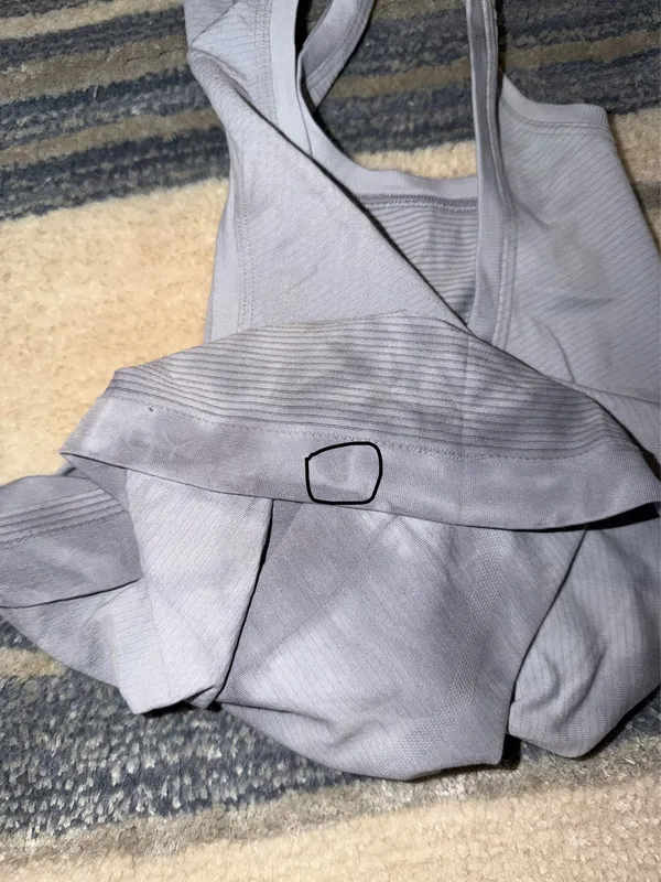 Grey Tie-Dye Lululemon Tank Top - Image 4