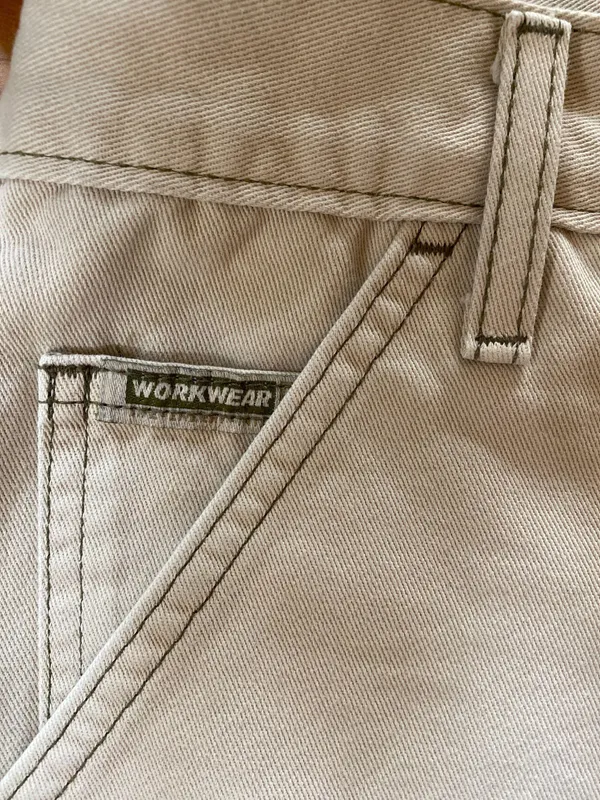 Tan Vintage low rise Shorts Size 10 - Image 3