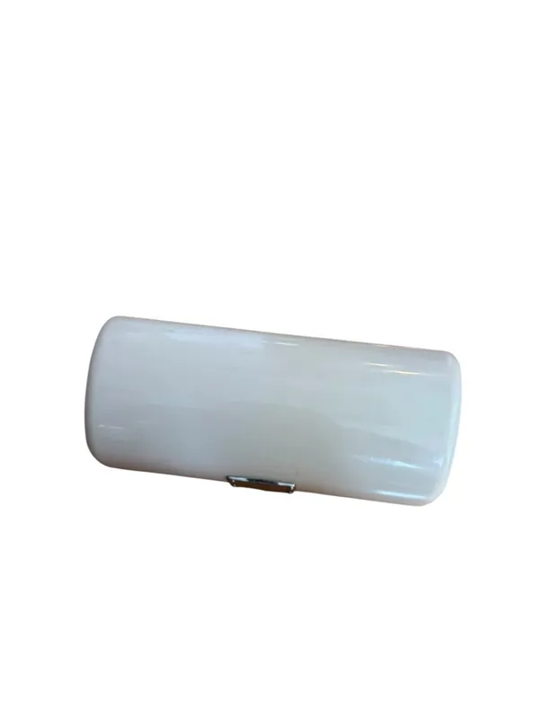 Jimmy Choo Off-White Cream Hardshell Clamshell Sunglasses Case Hard Protective - Image 3