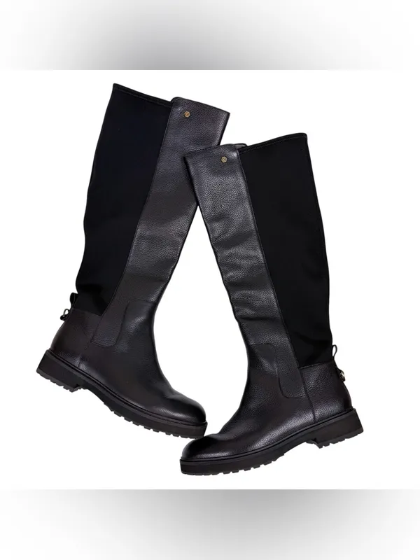 Cole‎ Haan Greenwich Tall Waterproof Riding Boots Black Leather Size 9 - Image 3