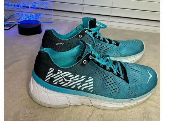 Hoka One One Women's Cavu Profly Blue Running Sneakers Size 9.5 - Image 10