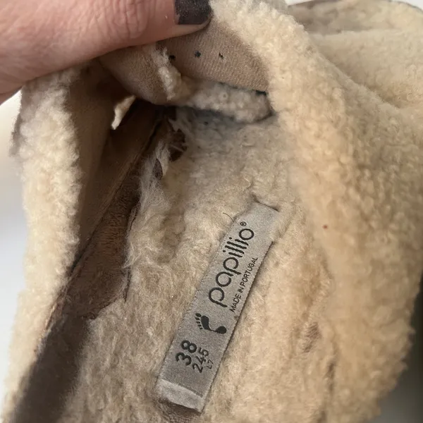 Birkenstock Papillio Arizona Big Buckle Teddy Shearling sandal 38/7 - Image 5