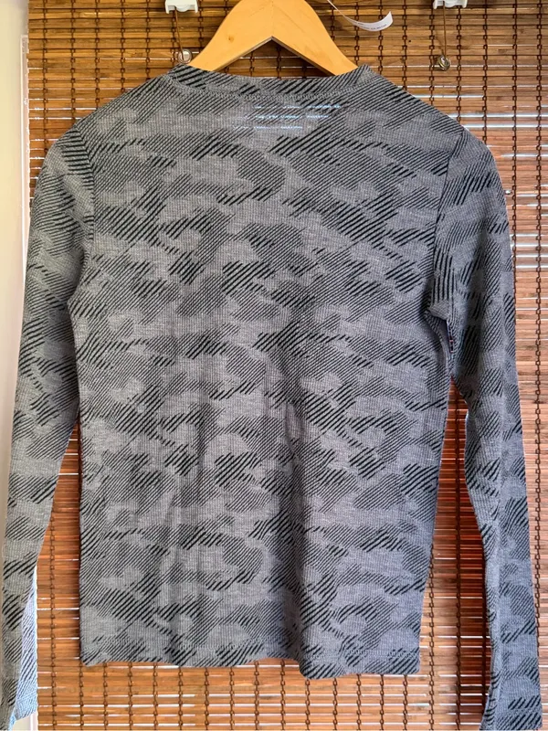 Cuddl Duds Thermal Gray Camo Long Sleeve Base Layer Top XL - Image 5