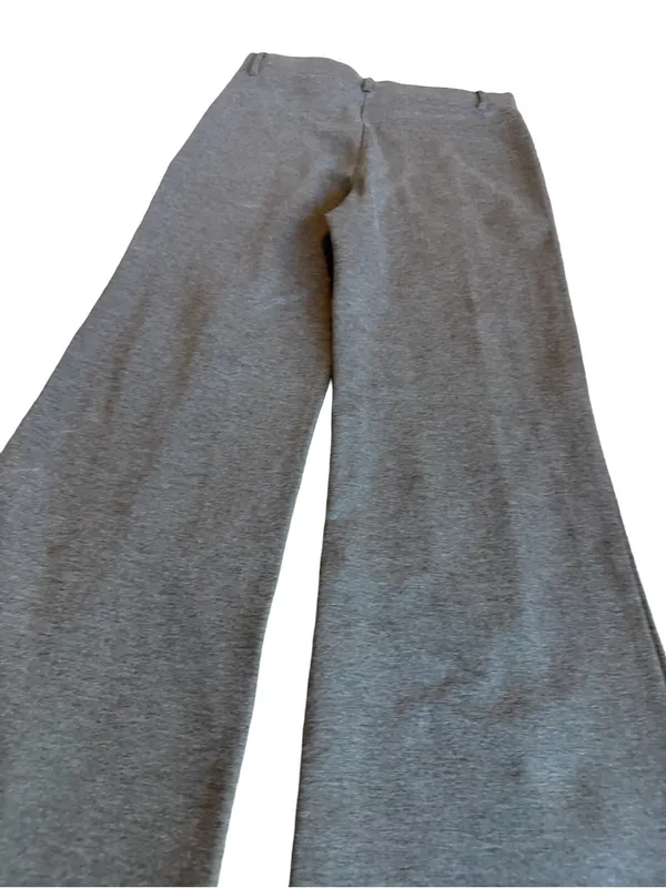 Quince Charcoal Ultra Stretch Ponte Flare Leg Trouser Pants Front Medium Women's - Image 11