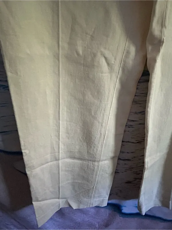 Polo By Ralph Lauren Classic Women’s Cream Straight-Leg Hemp Pants SZ 6 NWT - Image 6