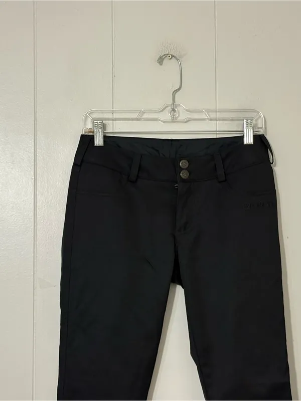 Burton DRYRIDE White Collection Black Snowboard Ski Pants Women’s XS - Image 2