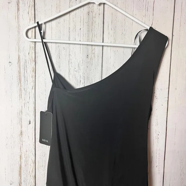 Saints 21 Women's One Strap Black Body Suit Sz XL - Image 4