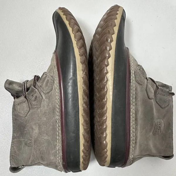 Sorel Out N About Womens 10 Ankle Boots Duck Boot Rubber Waterproof Gray - Image 7