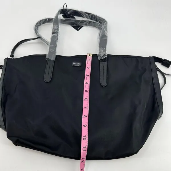 NEW Authentic Botkier black zip top tote bag tassels lightweight side tassels - Image 4