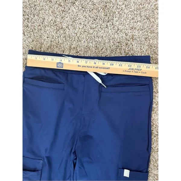 Scope Scrubs 8 Pocket Straight Navy Pants Women’s Small Scopesoft Fabric - Image 8