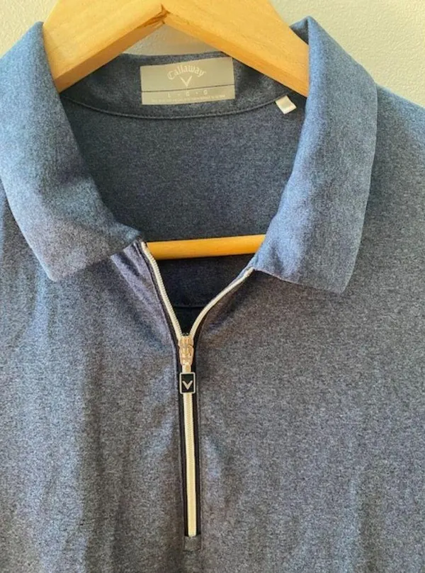Callaway Size L Large Womens Blue Opti dry Golf Shirt Top EUC - Image 5