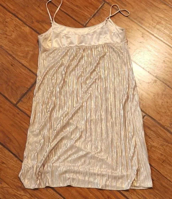 Fire Los Angeles spaghetti strap gold women's size medium New with tag - Image 3