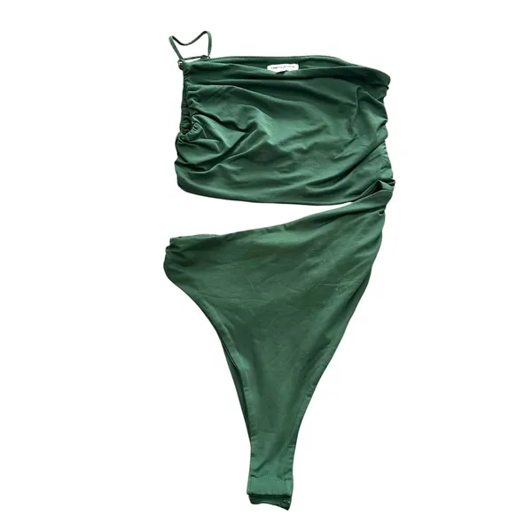 SUPERDOWN‎ Veronica Cutout Bodysuit Green X-Small - Image 3