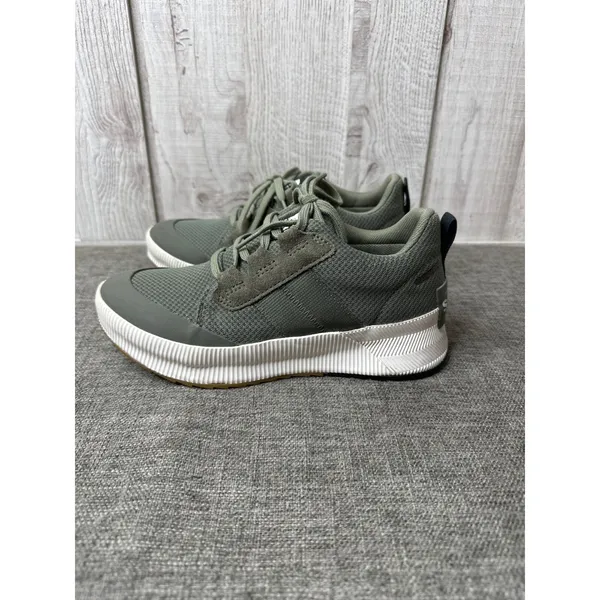 Sorel Womens Sneakers Size 6.5 US Olive Green Out n About WP Casual Shoes - Image 4