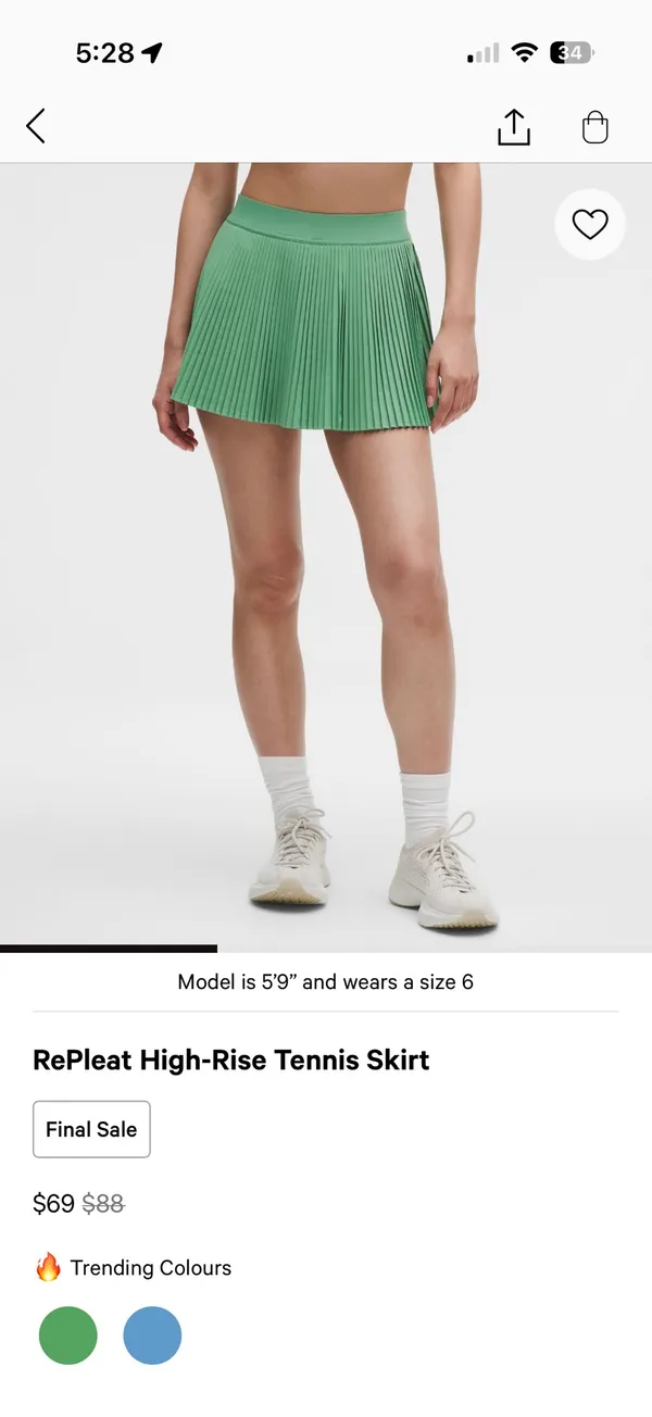 Lululemon Re-Pleat high rise tennis skirt - Image 4
