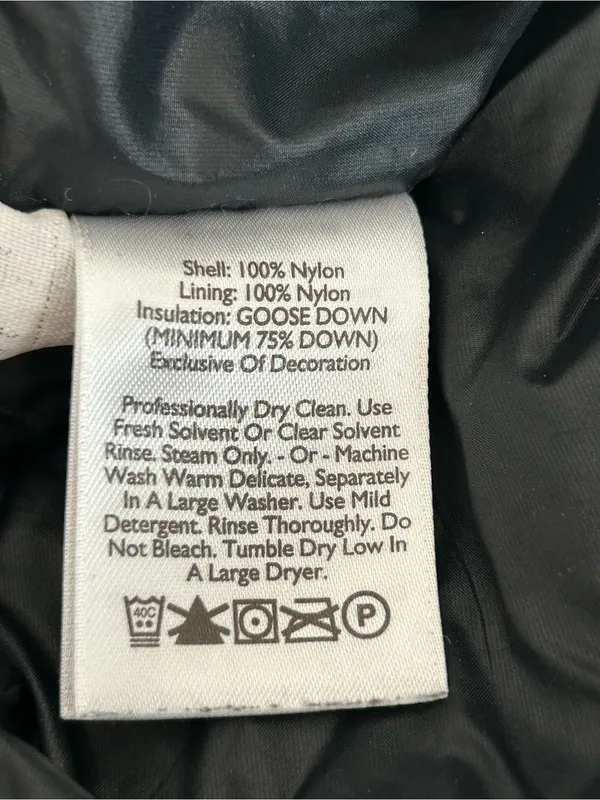 Eddie Bauer Down Puffer Jacket Black Size M - Image 11