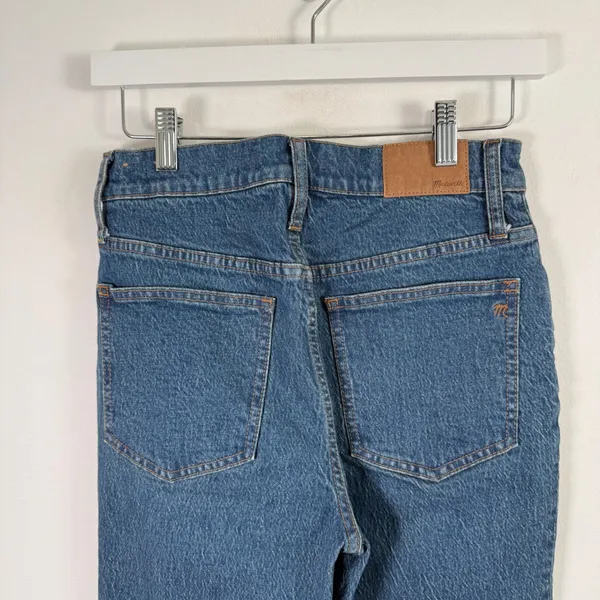 Madewell Perfect Vintage Jeans Haight Medium Wash High Rise Rigid Denim Women 26 - Image 6