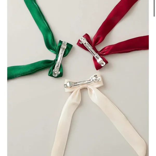 NEW Altar’d State Arula Christmas Hair Bow Pack Red White and Green NWT - Image 2