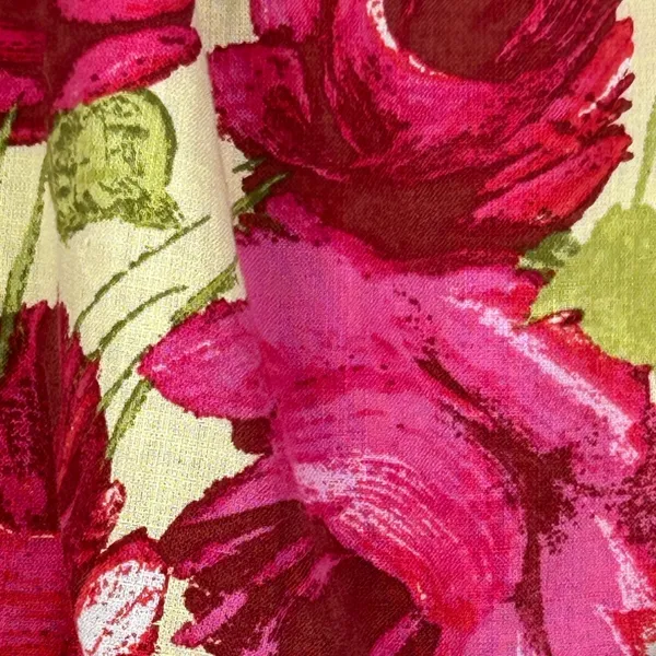 Abercrombie‎ & Fitch Floral Halter Romper Women M Pink Red Rose Pockets - Image 10