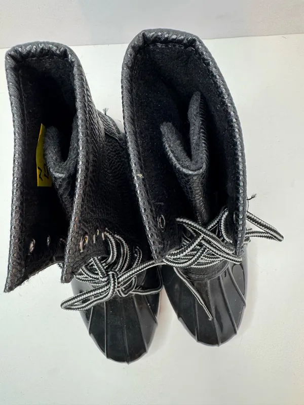 Sporto 'Dakota Peeble'Black Snow Boots Size 7M - Image 2