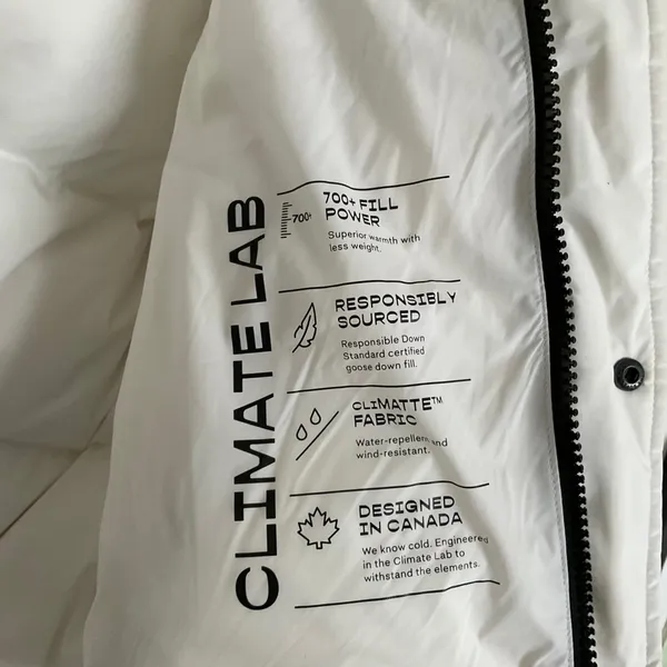 Aritzia The Super Puff™ Shorty cliMATTE™ Down Puffer Jacket White M - Image 7