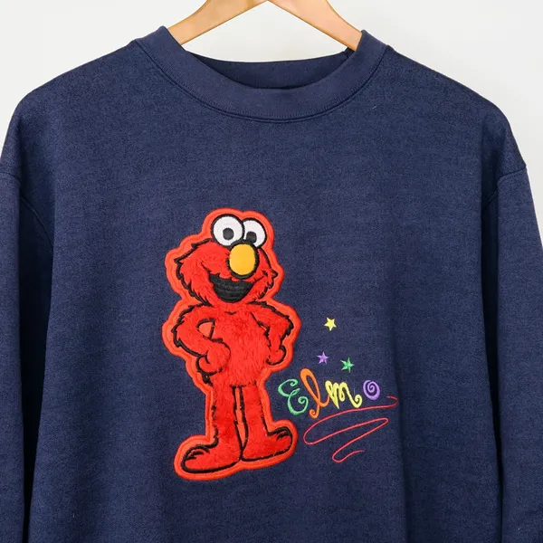 Vintage 90s Elmo Sesame Street Sweatshirt - Image 4