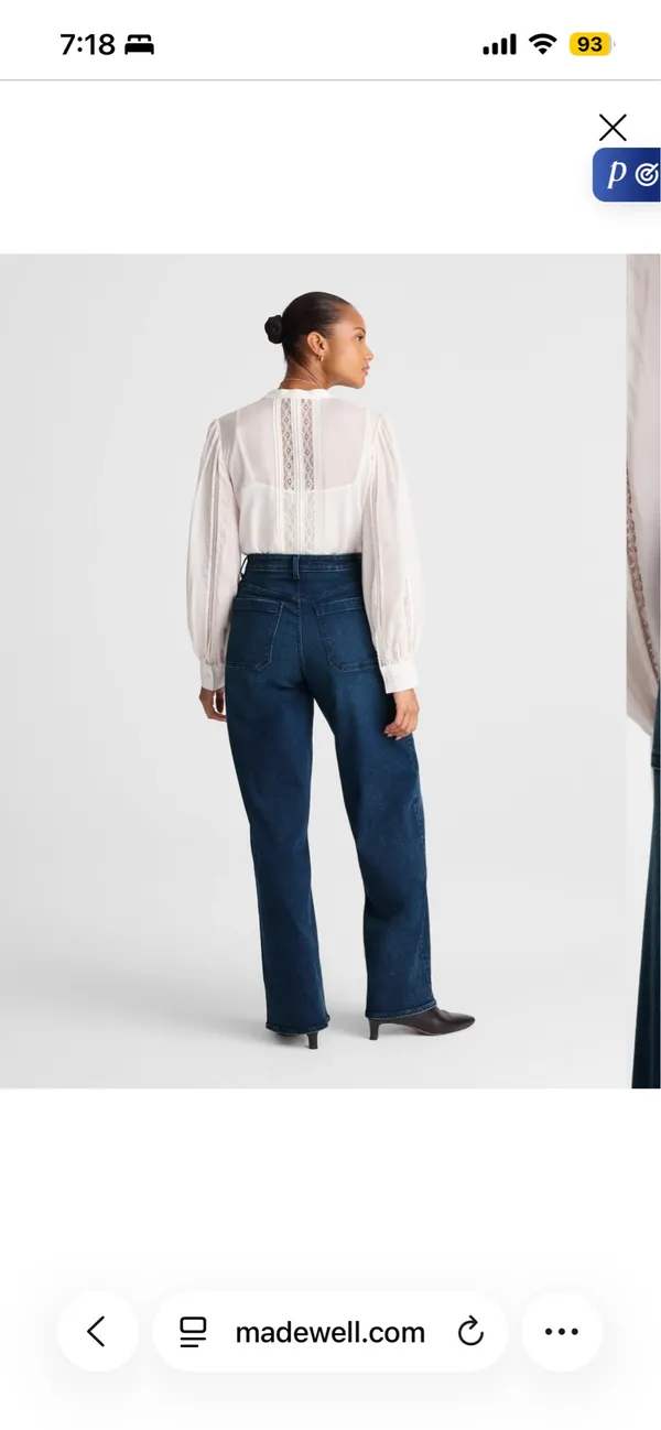 Madewell The Curvy Emmett Wide-Leg Jeans - Image 4