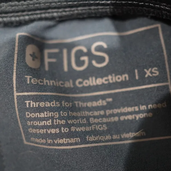 FIGS Zamora Jogger Scrub Pants Womens XS‎ Navy Blue Technical W18SW2005 - Image 8