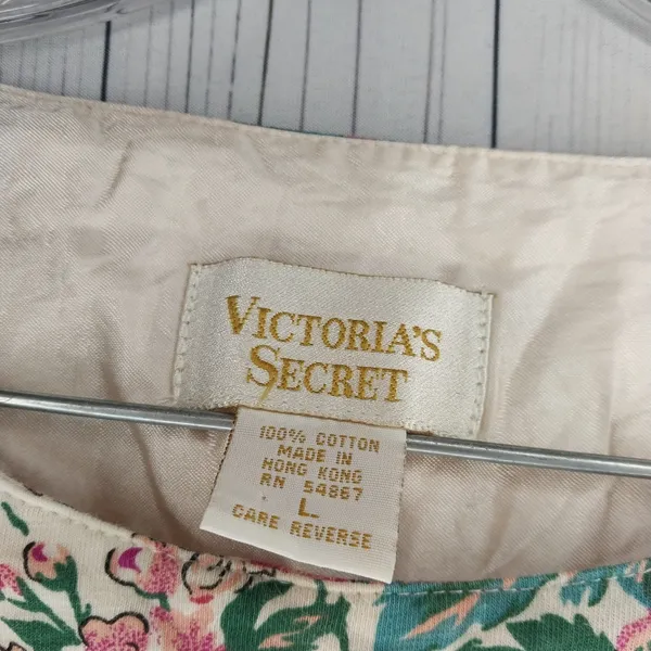 Victoria's Secret Gold Label Vintage 90's Floral Pull-Over Pajama Dress - Image 3