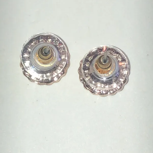 Elegant Gold Tone Rhinestone Boho Stud Earrings - Image 6