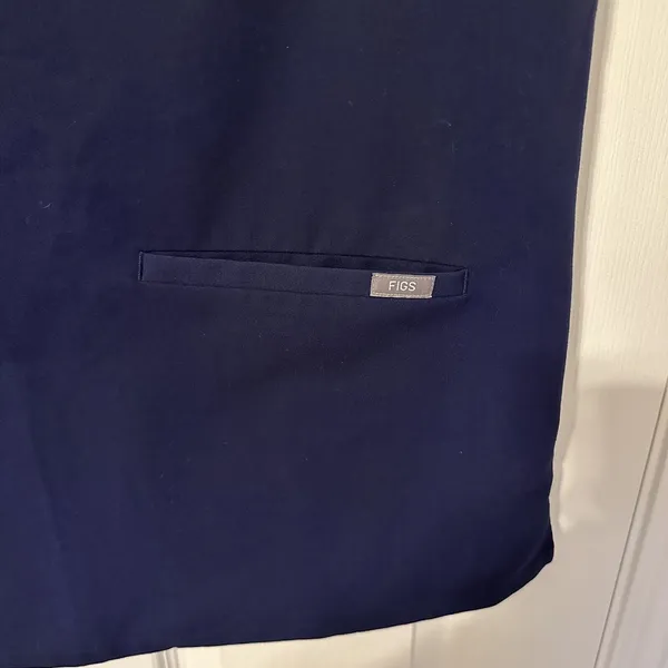 FIGS Technical Collection Casma‎ V Neck Scrub Top Womens XXL 2XL Blue FW1100 - Image 3