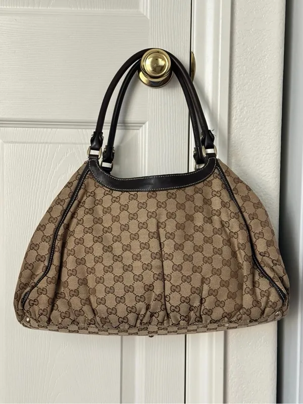 Gucci Abbey D-Ring GG Canvas Shoulder Bag - Image 4