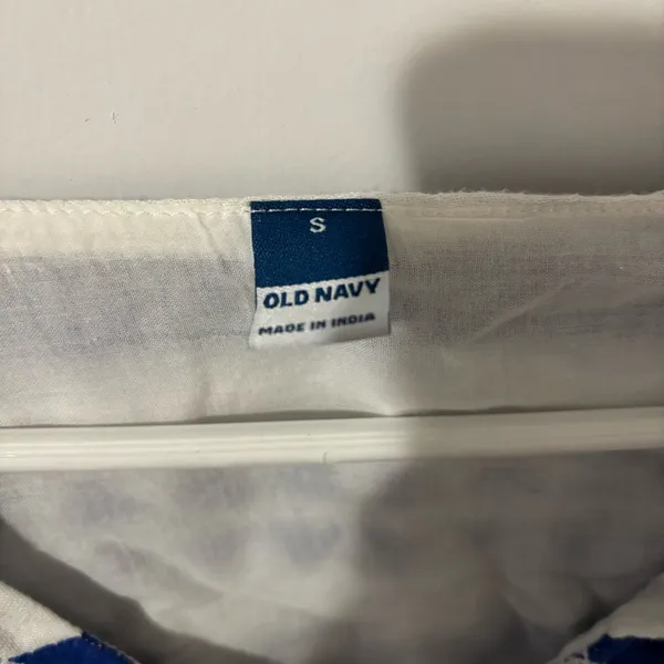Old Navy Blue and White Dress - Image 2