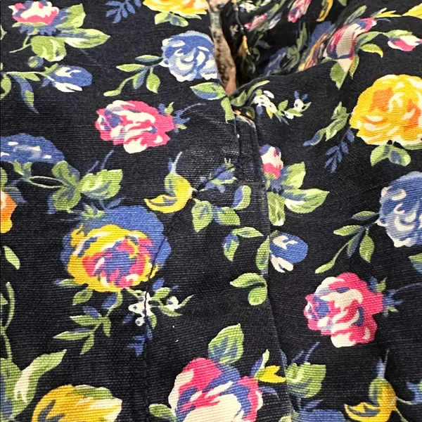 Polo Ralph Lauren Blue Floral Linen Shorts 32 - Image 4