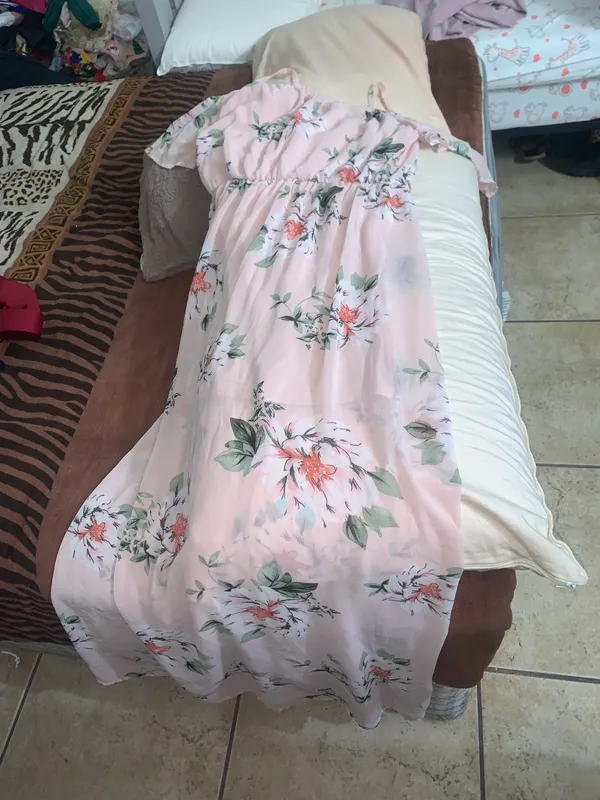 Womens Dress Pink Size M - Image 3