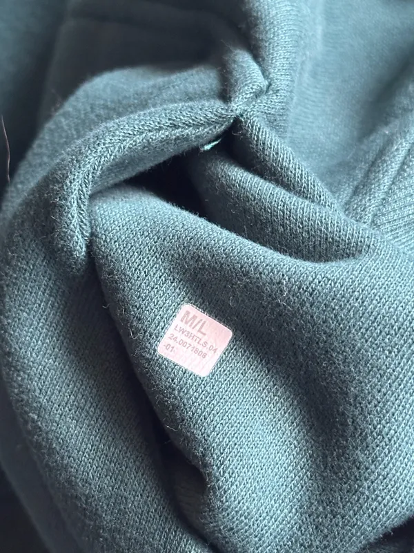 Lululemon Scuba Oversized Full-Zip Hoodie Storm Teal / Gold - Image 8