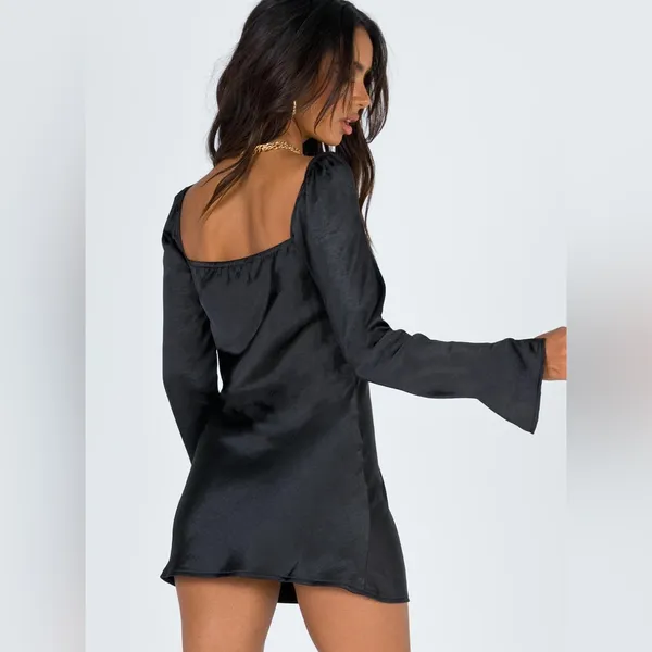 Princess Polly Star Power Mini Dress in Black Size 2 New with tag - Image 8