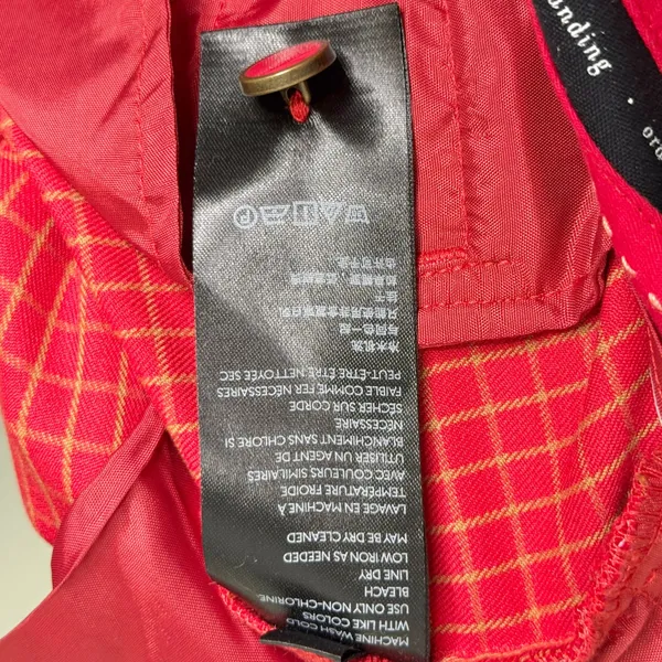 Anthropologie The Essential Slim Trousers Pants Trouser Orange Red Women’s 4 - Image 13